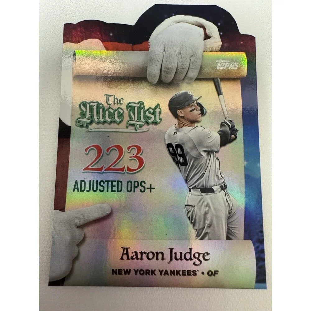 5 Card Bundle Aaron Judge Nice List Combo And Wade Boggs For Fun All Great Shape